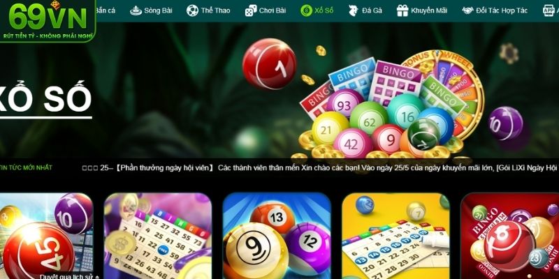 An toàn không lo pháp lý tại sảnh xổ số 69VN